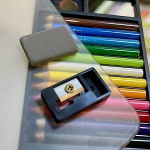 Designer’s Pencil Set with Eraser & Sharpener -Made in Japan